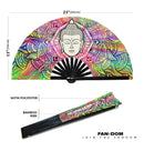 Buddha Bamboo hand fan