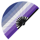 Pride Flag LGBTQA Bamboo Hand Fan