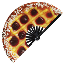 Cake Desserts Bamboo hand fan
