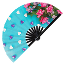 Cake Desserts Bamboo hand fan
