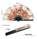 Cake Desserts Bamboo hand fan
