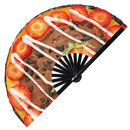 Cake Desserts Bamboo hand fan