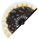 Cake Desserts Bamboo hand fan