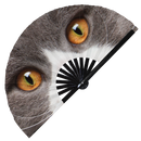 Cat Eyes Bamboo hand fan