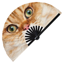 Cat Eyes Bamboo hand fan