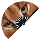 Cat Eyes Bamboo hand fan