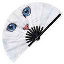 Cat Eyes Bamboo hand fan