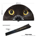 Cat Eyes Bamboo hand fan