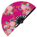 Sakura Blossoms Bamboo Hand Fan