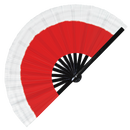 Christmas Bamboo Hand Fan