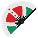 Christmas Bamboo Hand Fan