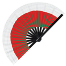 Christmas Bamboo Hand Fan
