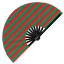 Christmas Bamboo Hand Fan
