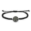 Military Camouflage Braided bracelet With Pendant