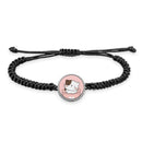 Cute Cat Pockets Braided bracelet With Pendant