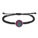 Evil Eye Braided bracelet With Pendant