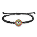 Evil Eye Braided bracelet With Pendant