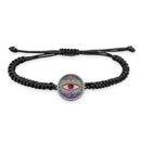 Evil Eye Braided bracelet With Pendant