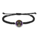 Balinese Barong Mask Braided bracelet with pendant