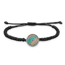 Henna Tattoo Braided bracelet With Pendant