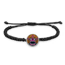 Balinese Barong Mask Braided bracelet with pendant