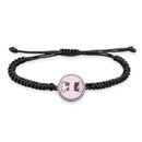 Cute Cat Pockets Braided bracelet With Pendant