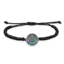 Henna Tattoo Braided bracelet With Pendant