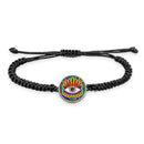 Evil Eye Braided bracelet With Pendant