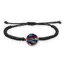 Military Camouflage Braided bracelet With Pendant