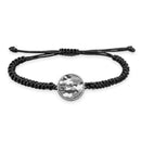 Military Camouflage Braided bracelet With Pendant