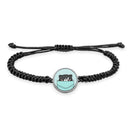 Cute Cat Pockets Braided bracelet With Pendant