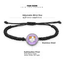 Cute Cat Pockets Braided bracelet With Pendant