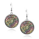 Henna Circle Earrings