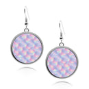 Mermaid Scales 2 Circle Earrings