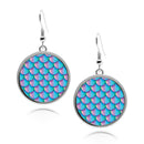 Mermaid Scales Circle Earrings