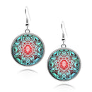 Henna Circle Earrings