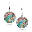Henna Circle Earrings