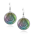 Henna Circle Earrings