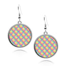 Mermaid Scales Circle Earrings