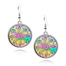 Henna Circle Earrings