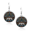 Balinese Barong Mask Circle earrings