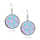 Mermaid Scales 2 Circle Earrings