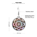 Henna Circle Earrings