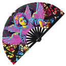Cupid Psychedelic Cherub Bamboo Hand Fan