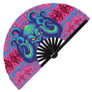 Octopus Bamboo Hand Fan