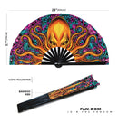 Octopus Bamboo Hand Fan