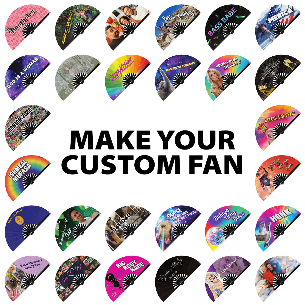 Custom Hand Fans, Stainless Steel Jewelry and Unique T-Shirt Prints