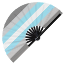 Pride Flag LGBTQA Bamboo Hand Fan