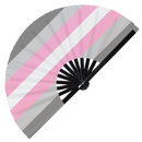 Pride Flag LGBTQA Bamboo Hand Fan
