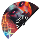 Demon Devil Bamboo Hand Fan